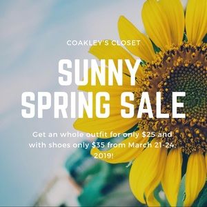 Sunny Spring Sale!